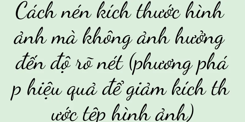 Cách nén kích thước hình ảnh mà không ảnh hưởng đến độ rõ nét (phương pháp hiệu quả để giảm kích thước tệp hình ảnh)