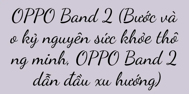 OPPO Band 2 (Bước vào kỷ nguyên sức khỏe thông minh, OPPO Band 2 dẫn đầu xu hướng)