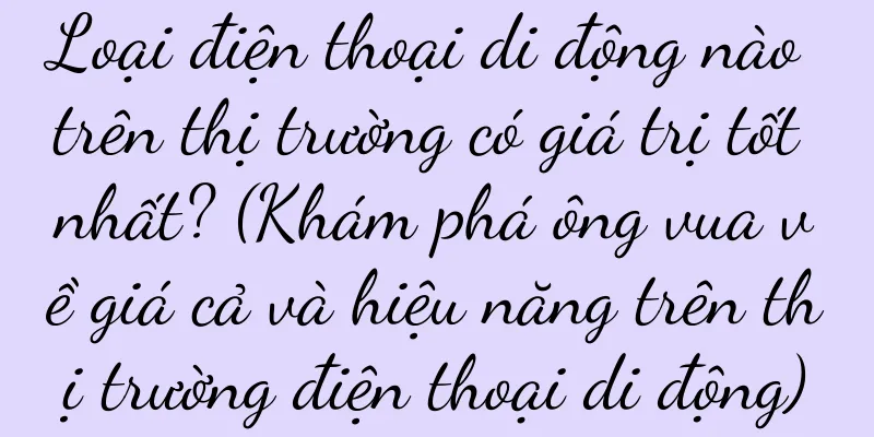 Loại điện thoại di động nào trên thị trường có giá trị tốt nhất? (Khám phá ông vua về giá cả và hiệu năng trên thị trường điện thoại di động)