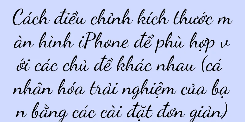 Cách điều chỉnh kích thước màn hình iPhone để phù hợp với các chủ đề khác nhau (cá nhân hóa trải nghiệm của bạn bằng các cài đặt đơn giản)