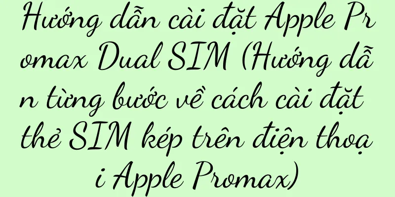 Hướng dẫn cài đặt Apple Promax Dual SIM (Hướng dẫn từng bước về cách cài đặt thẻ SIM kép trên điện thoại Apple Promax)
