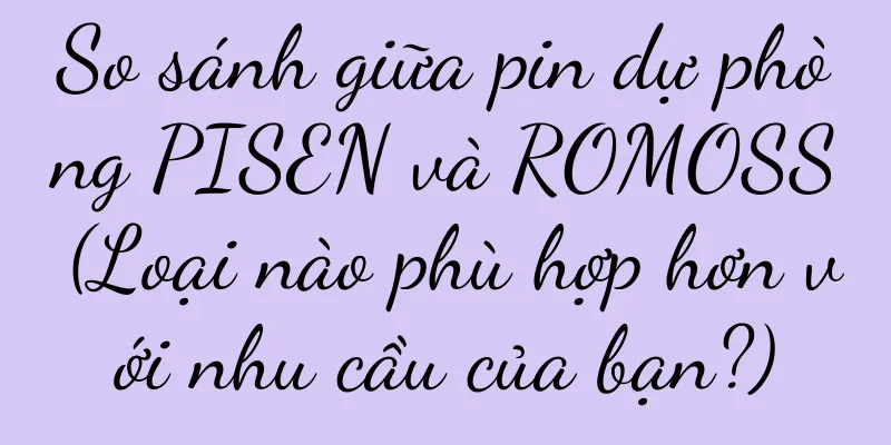So sánh giữa pin dự phòng PISEN và ROMOSS (Loại nào phù hợp hơn với nhu cầu của bạn?)