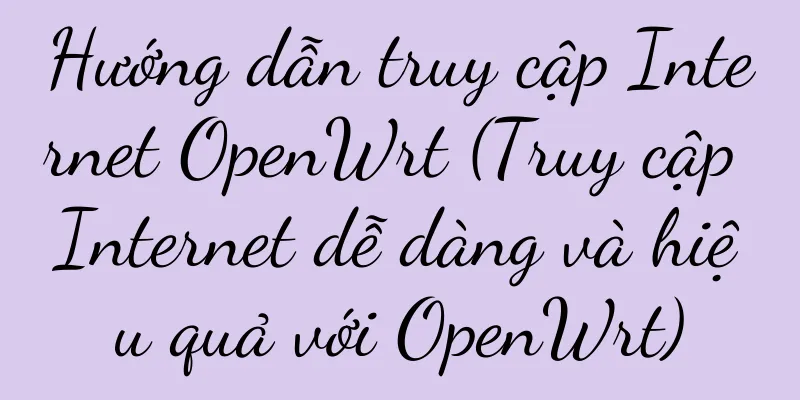 Hướng dẫn truy cập Internet OpenWrt (Truy cập Internet dễ dàng và hiệu quả với OpenWrt)