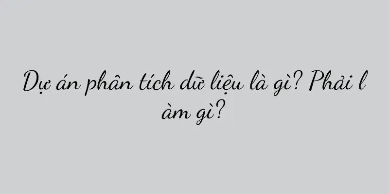 Dự án phân tích dữ liệu là gì? Phải làm gì?