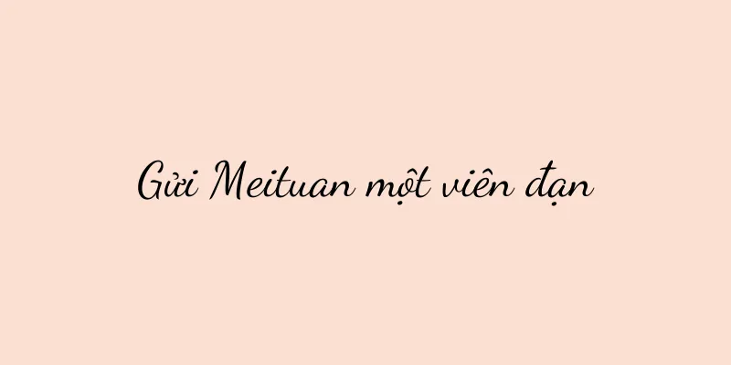Gửi Meituan một viên đạn