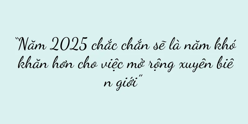 “Năm 2025 chắc chắn sẽ là năm khó khăn hơn cho việc mở rộng xuyên biên giới”