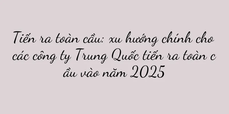 Tiến ra toàn cầu: xu hướng chính cho các công ty Trung Quốc tiến ra toàn cầu vào năm 2025