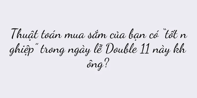 Thuật toán mua sắm của bạn có “tốt nghiệp” trong ngày lễ Double 11 này không?