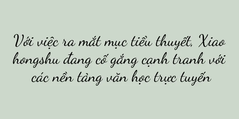 Với việc ra mắt mục tiểu thuyết, Xiaohongshu đang cố gắng cạnh tranh với các nền tảng văn học trực tuyến