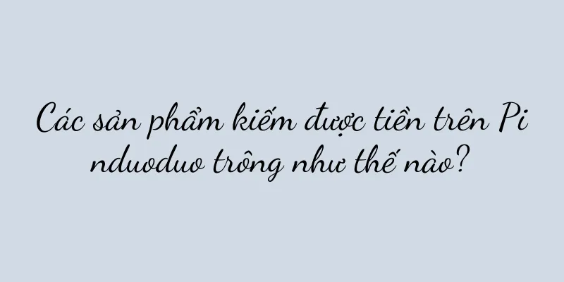 Các sản phẩm kiếm được tiền trên Pinduoduo trông như thế nào?
