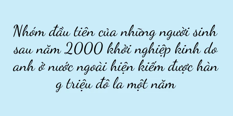 Nhóm đầu tiên của những người sinh sau năm 2000 khởi nghiệp kinh doanh ở nước ngoài hiện kiếm được hàng triệu đô la một năm