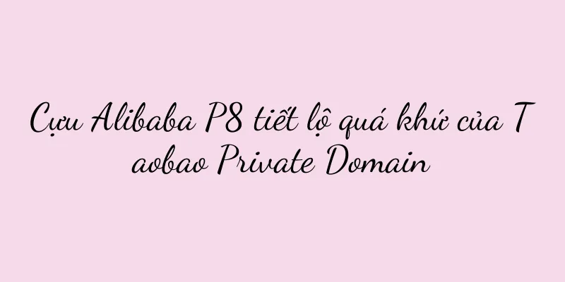 Cựu Alibaba P8 tiết lộ quá khứ của Taobao Private Domain