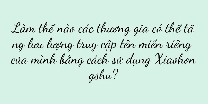 Làm thế nào các thương gia có thể tăng lưu lượng truy cập tên miền riêng của mình bằng cách sử dụng Xiaohongshu?