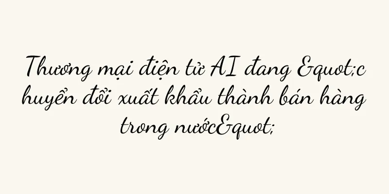 Thương mại điện tử AI đang "chuyển đổi xuất khẩu thành bán hàng trong nước"