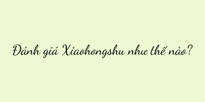 Đánh giá Xiaohongshu như thế nào?