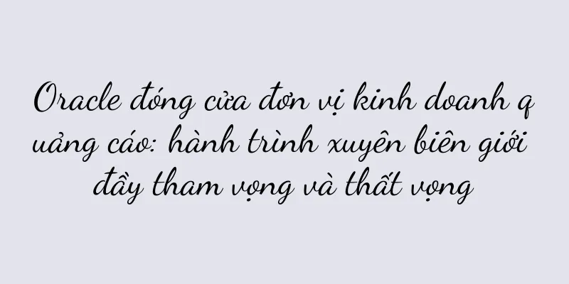 Oracle đóng cửa đơn vị kinh doanh quảng cáo: hành trình xuyên biên giới đầy tham vọng và thất vọng