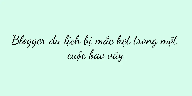Blogger du lịch bị mắc kẹt trong một cuộc bao vây