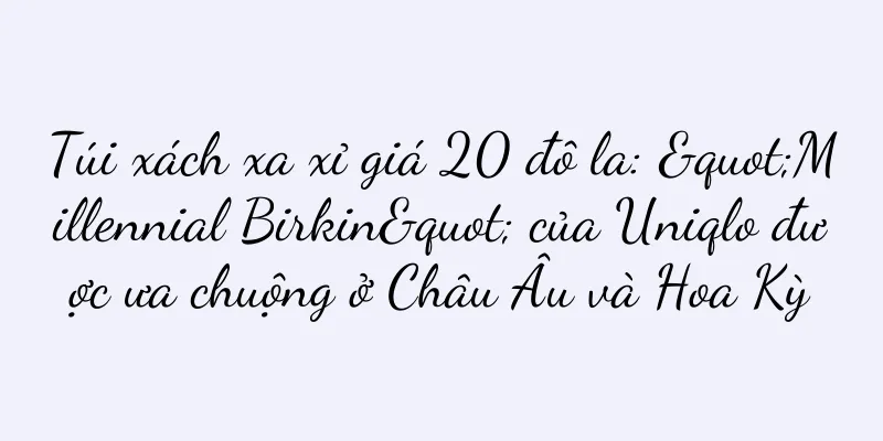 Túi xách xa xỉ giá 20 đô la: "Millennial Birkin" của Uniqlo được ưa chuộng ở Châu Âu và Hoa Kỳ
