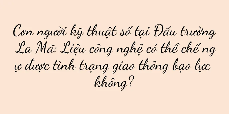Con người kỹ thuật số tại Đấu trường La Mã: Liệu công nghệ có thể chế ngự được tình trạng giao thông bạo lực không?