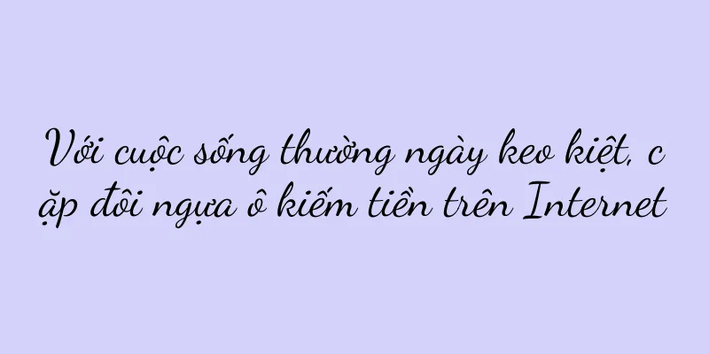 Với cuộc sống thường ngày keo kiệt, cặp đôi ngựa ô kiếm tiền trên Internet