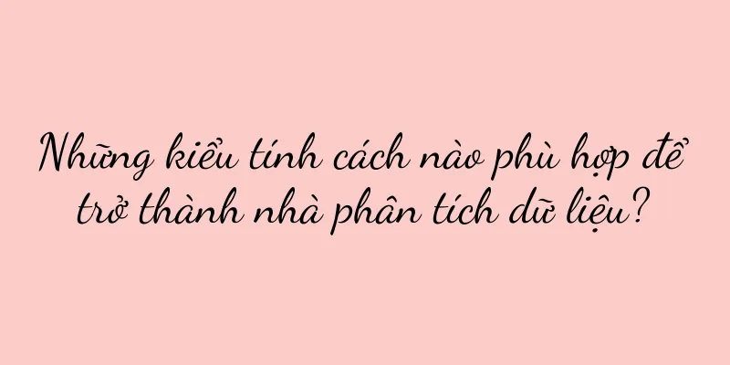 Những kiểu tính cách nào phù hợp để trở thành nhà phân tích dữ liệu?