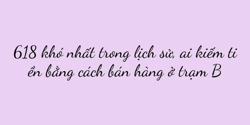 618 khó nhất trong lịch sử, ai kiếm tiền bằng cách bán hàng ở trạm B