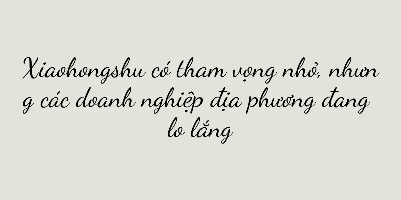 Xiaohongshu có tham vọng nhỏ, nhưng các doanh nghiệp địa phương đang lo lắng