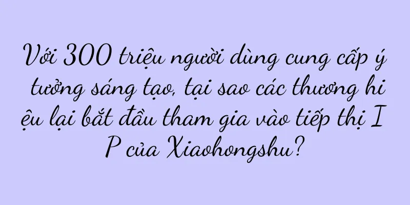 Với 300 triệu người dùng cung cấp ý tưởng sáng tạo, tại sao các thương hiệu lại bắt đầu tham gia vào tiếp thị IP của Xiaohongshu?