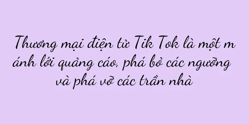 Thương mại điện tử Tik Tok là một mánh lới quảng cáo, phá bỏ các ngưỡng và phá vỡ các trần nhà