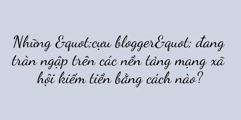 Những "cựu blogger" đang tràn ngập trên các nền tảng mạng xã hội kiếm tiền bằng cách nào?
