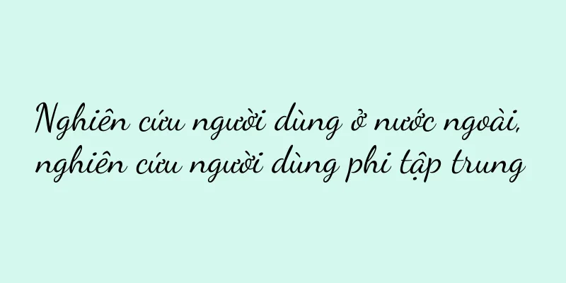 Nghiên cứu người dùng ở nước ngoài, nghiên cứu người dùng phi tập trung