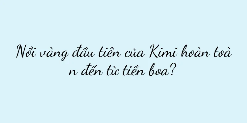 Nồi vàng đầu tiên của Kimi hoàn toàn đến từ tiền boa?