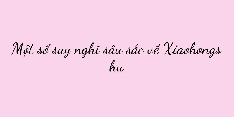 Một số suy nghĩ sâu sắc về Xiaohongshu