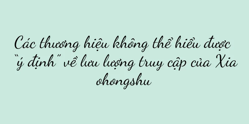 Các thương hiệu không thể hiểu được “ý định” về lưu lượng truy cập của Xiaohongshu