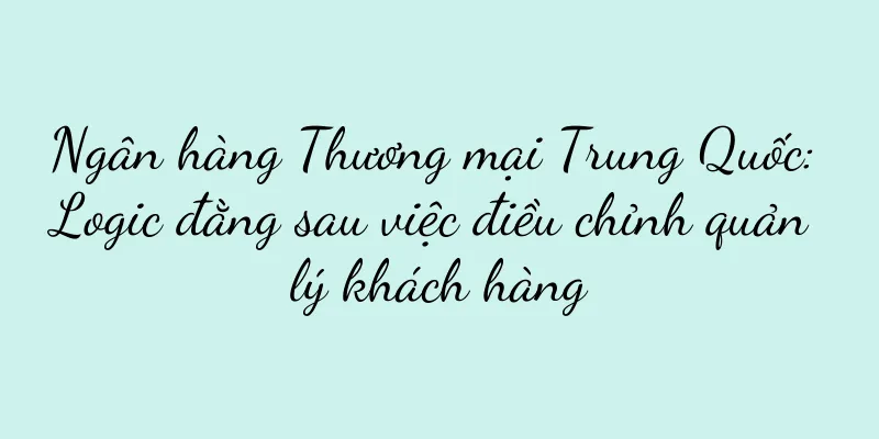 Ngân hàng Thương mại Trung Quốc: Logic đằng sau việc điều chỉnh quản lý khách hàng