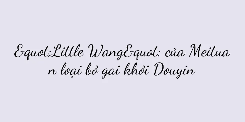 "Little Wang" của Meituan loại bỏ gai khỏi Douyin