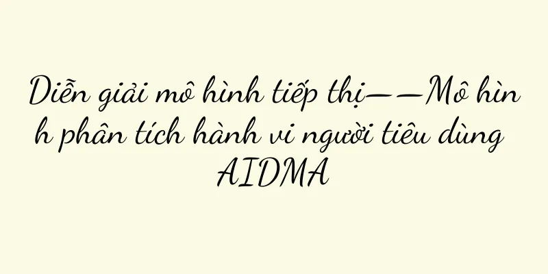 Diễn giải mô hình tiếp thị——Mô hình phân tích hành vi người tiêu dùng AIDMA