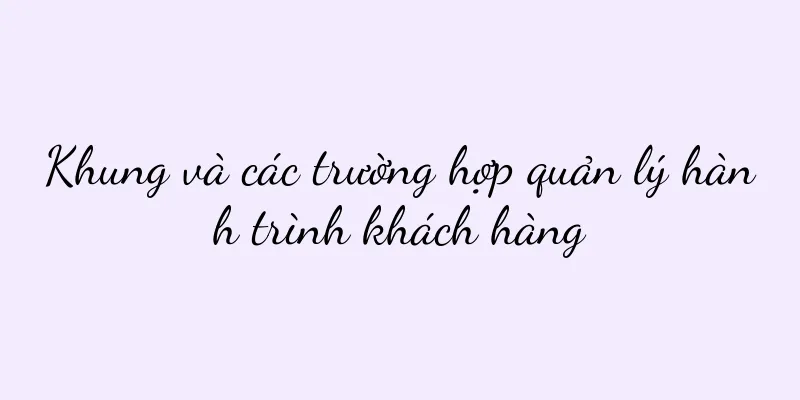 Khung và các trường hợp quản lý hành trình khách hàng