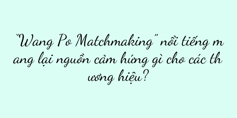 “Wang Po Matchmaking” nổi tiếng mang lại nguồn cảm hứng gì cho các thương hiệu?