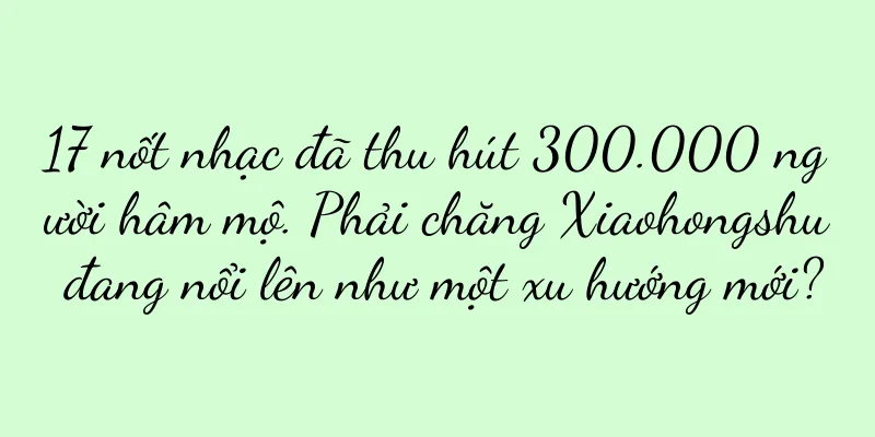 17 nốt nhạc đã thu hút 300.000 người hâm mộ. Phải chăng Xiaohongshu đang nổi lên như một xu hướng mới?