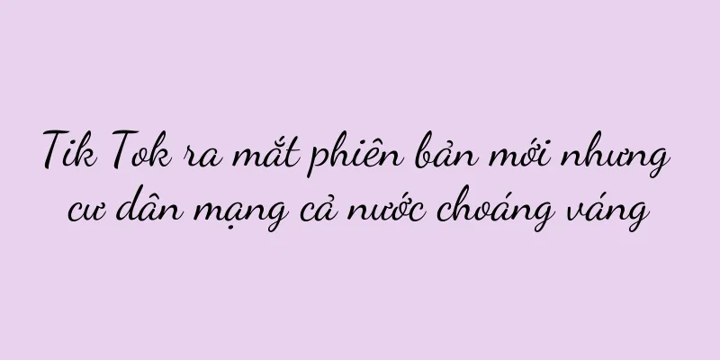 Tik Tok ra mắt phiên bản mới nhưng cư dân mạng cả nước choáng váng