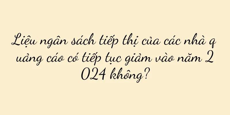 Liệu ngân sách tiếp thị của các nhà quảng cáo có tiếp tục giảm vào năm 2024 không?
