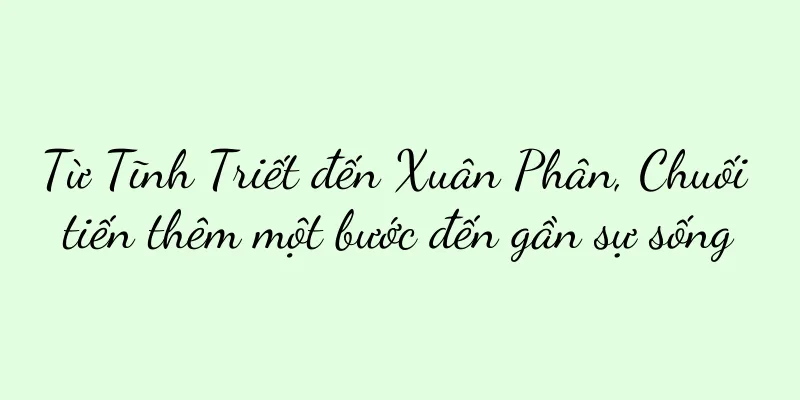 Từ Tĩnh Triết đến Xuân Phân, Chuối tiến thêm một bước đến gần sự sống