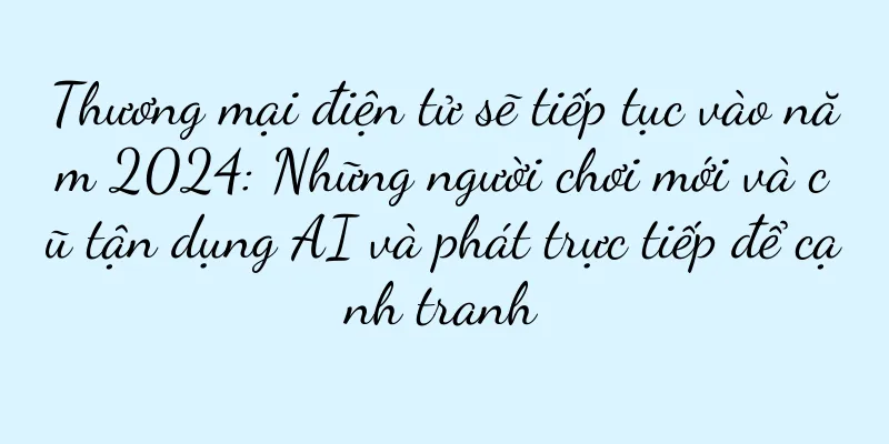 Thương mại điện tử sẽ tiếp tục vào năm 2024: Những người chơi mới và cũ tận dụng AI và phát trực tiếp để cạnh tranh