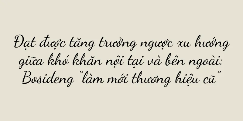 Đạt được tăng trưởng ngược xu hướng giữa khó khăn nội tại và bên ngoài: Bosideng “làm mới thương hiệu cũ”