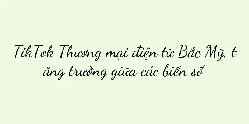 TikTok Thương mại điện tử Bắc Mỹ, tăng trưởng giữa các biến số