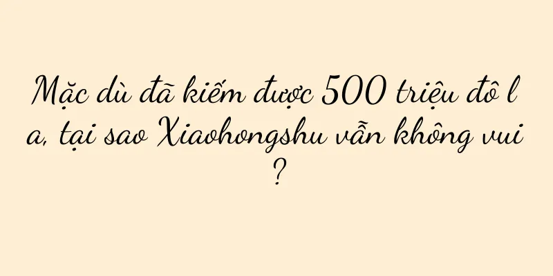 Mặc dù đã kiếm được 500 triệu đô la, tại sao Xiaohongshu vẫn không vui?