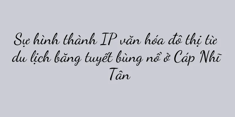 Sự hình thành IP văn hóa đô thị từ du lịch băng tuyết bùng nổ ở Cáp Nhĩ Tân