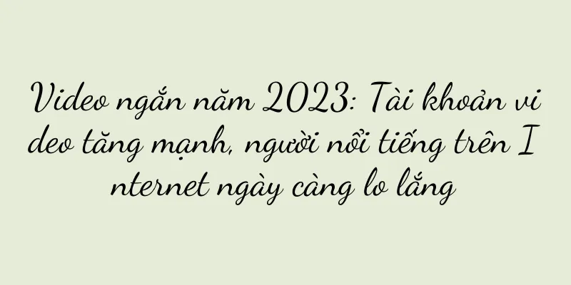 Video ngắn năm 2023: Tài khoản video tăng mạnh, người nổi tiếng trên Internet ngày càng lo lắng