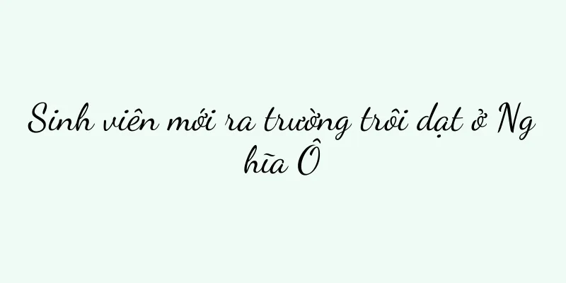 Sinh viên mới ra trường trôi dạt ở Nghĩa Ô